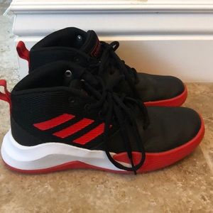 Adidas basketball shoes.